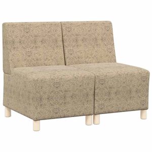 vidaXL Modulinis sofa vienetas be rankų 2 pcs Šviesiai pilka
