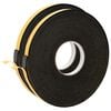 vidaXL Savigautinė putų juosta 2 pcs Juoda 15mm x 10m CR putplastis