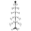 vidaXL Metalinė Kalėdų eglutė, juodos spalvos, 150 cm