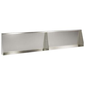 vidaXL Sienelė 2 vnt. 100 x 12 x 40 cm Nerūdijantis plienas Sidabrinė