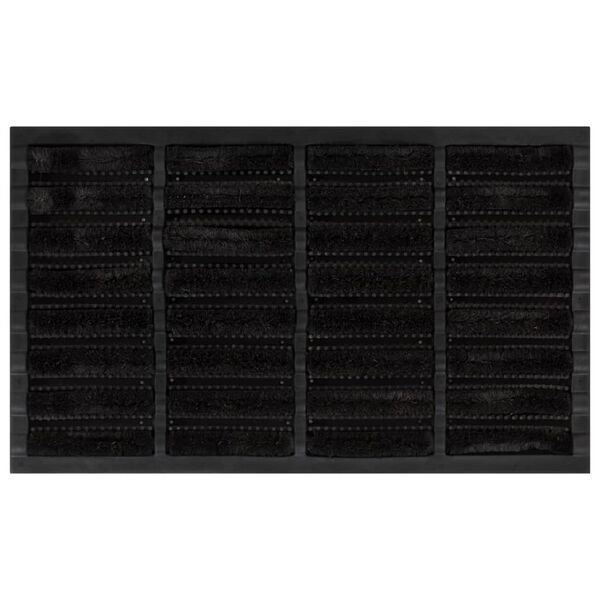 vidaXL Durų kilimėlis, 45x75cm, guma ir kokoso pluoštas, stačiakampis