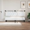 vidaXL Kabantysis galvūgalis Baltas 170 x 55 x 7 cm audinys