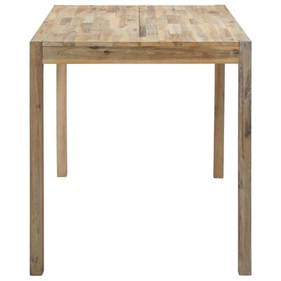 vidaXL Valgomojo stalas, 120x70x75 cm, akacijos medienos masyvas