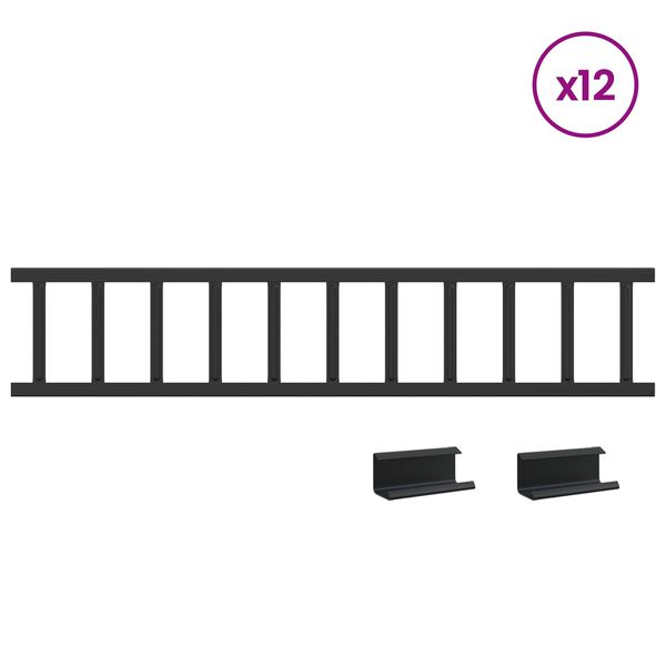 vidaXL Stogo sniego sargas 1200 x 2,5 x 20 cm Plienas