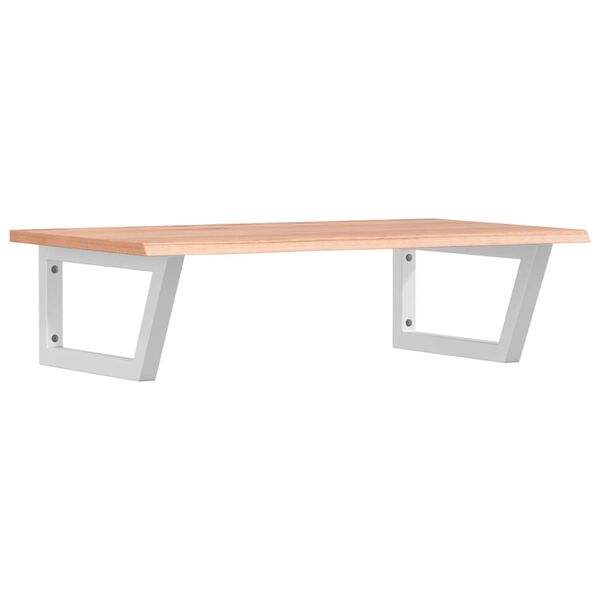 vidaXL Lentyna praustuvui, plienas ir ąžuolo medienos masyvas