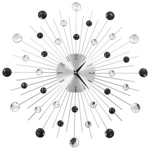 vidaXL Sieninis laikrodis su kvarciniu mechanizmu, 50cm, modern. diz.