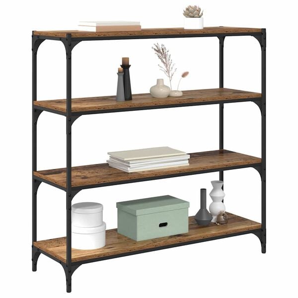 vidaXL Knygų spinta Senovinis medis 100 x 33 x 100 cm