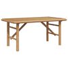 vidaXL Kavos staliukas Ruda 90 x 50 x 43 cm bambukas