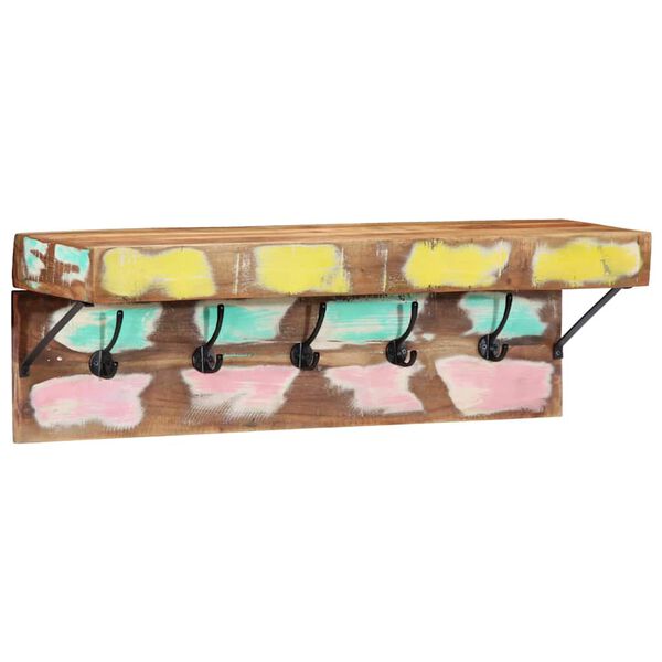 vidaXL Paltas Ruda 73 x 19 x 23 cm Perdirbtos medienos masyvas