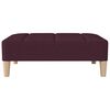 vidaXL Dvivietė sofa-lova su pakoja, violetinės spalvos, audinys