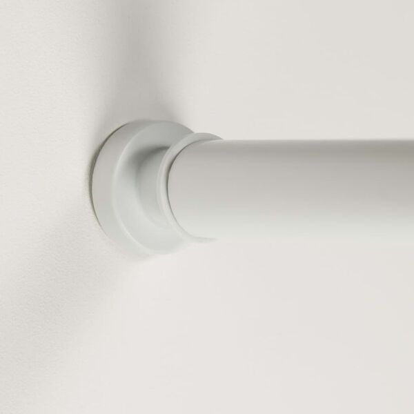 Sealskin Teleskopinis karnizas dušo užuolaidai, baltas, 125–220cm