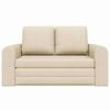 vidaXL Sofa lova 60cm Kreminė audinys
