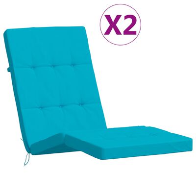 vidaXL Terasos kėdės pagalvėlės, 2vnt., turkio, oksfordo audinys