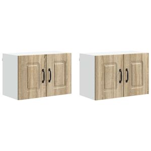 vidaXL Indaplovės plok&scaron;tė Kalmar 2 pcs Sonoma ąžuolas 60 x 31 x 40 cm