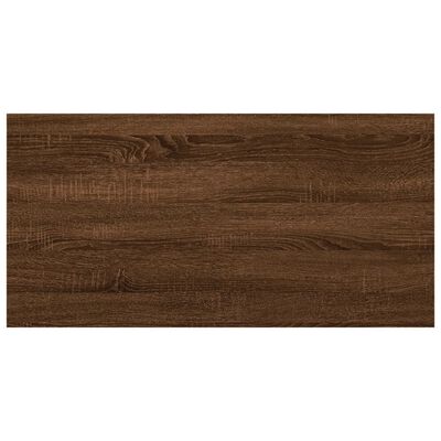 vidaXL Sieninės lentynos, 4vnt., rudos ąžuolo, 40x20x1,5cm, mediena