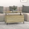vidaXL Kavos staliukas, sonoma ąžuolo, 90x44,5x45cm, apdirbta mediena