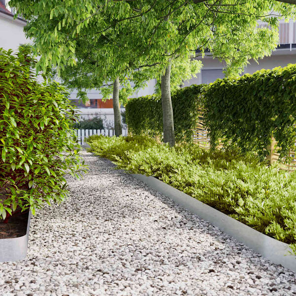 vidaXL Vejos apvadai 50 vnt 15x103 cm Cinkuotas plienas