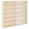 vidaXL Sieninis vitrina su lentyna Smėlio 60 x 8,5 x 54 cm fanera