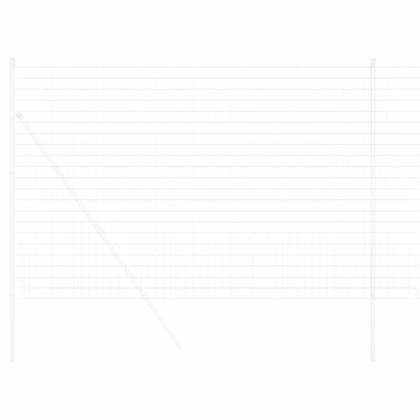 vidaXL Euro tvora Sidabro 1.5 x 10 m Karštai cinkuotas geležis