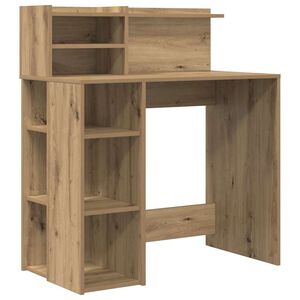 vidaXL Stalas Amatininkų ąžuolas Apdirbta mediena 90 x 48 x 101,5 cm