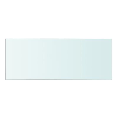vidaXL Lentynos, 2vnt., skaidrios, 40x15cm, stiklo plokštė (243813x2)