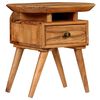 vidaXL Naktinis staliukas, 45x35x45cm, akacijos medienos masyvas