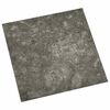 vidaXL Savesiūnančių Grindų Plok&scaron;tės Juoda ir pilka 30,5 x 30,5 cm