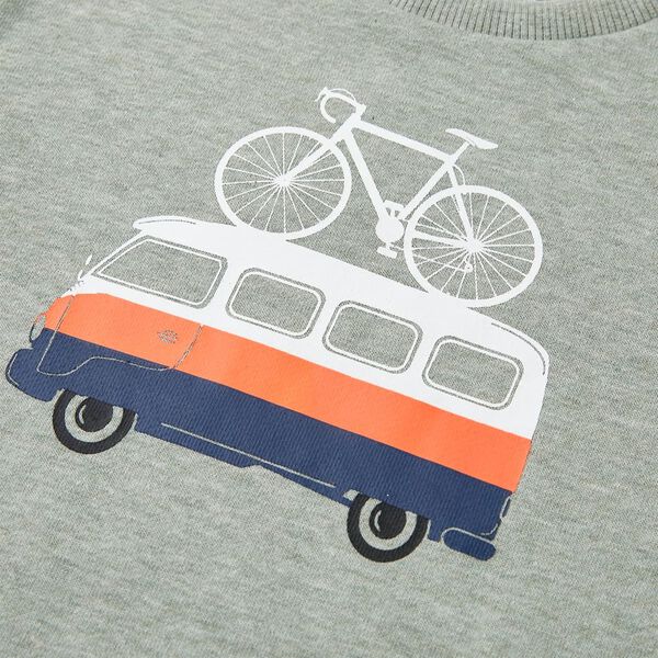 Vaikiškas sportinis megztinis, chaki spalvos mišinys, 116 dydžio