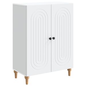 vidaXL Kabalas Balta 66 x 34,5 x 90 cm Apdirbta mediena