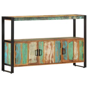 vidaXL &Scaron;oninė spintelė, 120x30x75cm, perdirbtos medienos masyvas