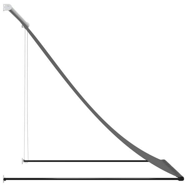 vidaXL I&scaron;traukiama markizė, antracito, 100x150cm, audinys ir plienas