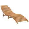 vidaXL Sodo gultas Ruda 198 x 55 x 58,5 cm Kieto teka medžio