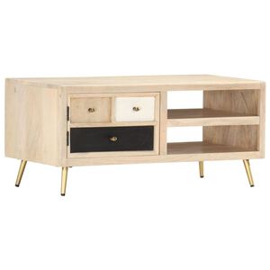 vidaXL Kavos staliukas, 90x45x40cm, mango medienos masyvas