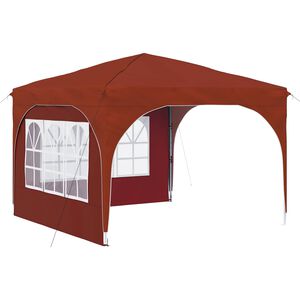 vidaXL Pop-up &scaron;ventinis palapinė 290 x 290 x 245 cm Terakotos