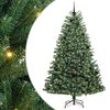 vidaXL Dirbtinė Sulankstoma Kalėdų Eglutė Žalia 240 cm PVC ir metalas