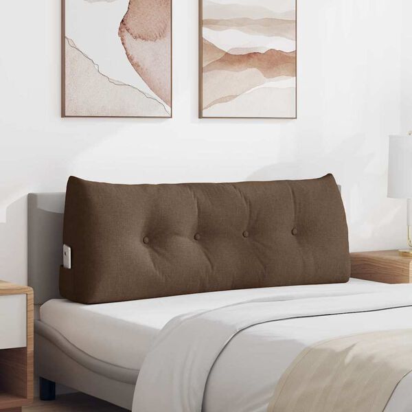 vidaXL Apsaugos Pagalvė Ruda 120 x 24 x 50 cm audinys