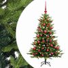 vidaXL Dirbtinė Kalėdų eglutė su burbulais 150 cm 150 LED &Scaron;ilta balta