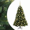 vidaXL Dirbtinė kalėdinė eglutė su rutuliuku 120 cm 150 LED