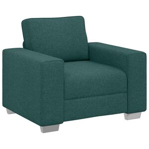 vidaXL Sofa Tamsiai žalia 100 x 80 x 82 cm audinys