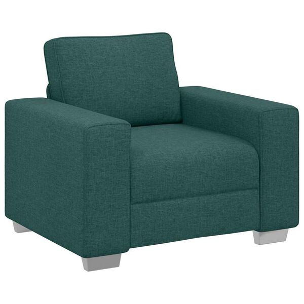 vidaXL Sofa Tamsiai žalia 100 x 80 x 82 cm audinys
