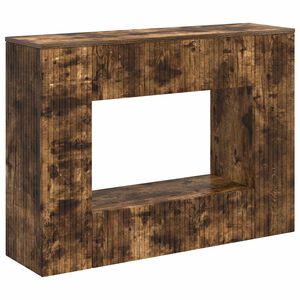 vidaXL Konsolinis stalas Rūkytas Ąžuolas 101 x 29 x 74 cm