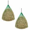 vidaXL apvalus tinklas &scaron;ienui, 0,75x0,5 m, 2 vnt., PP