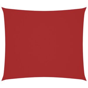 vidaXL Burė nuo saulės, raudona, 2x2,5m, oksfordo audinys, stačiakampė