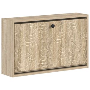 vidaXL Sieninis batų kabinetas DELFT 71 x 17 x 43 cm Apdirbta mediena