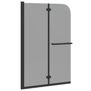vidaXL Du&scaron;o kabineto uždanga Juoda 95 x 140 cm