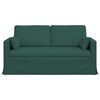 vidaXL Sofa Tamsiai žalia 158 x 78 x 80 cm audinys