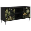vidaXL Televizoriaus spintelė RHENEN 102 x 33 x 51 cm Juodojo ąžuolo