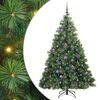 vidaXL Dirbtinė Kalėdų eglutė su 300 LED Žalia 180 cm PE ir PVC