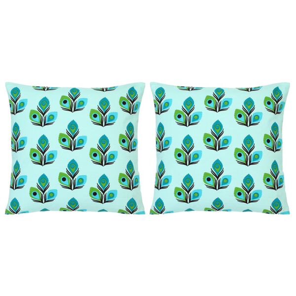 vidaXL Pagalvėlės, 2vnt., įvairių spalvų, 40x40cm, medvilnė