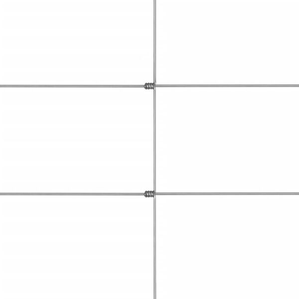 vidaXL Sodo tvora, sidabrinės spalvos, 50x1,5m, galvanizuotas plienas